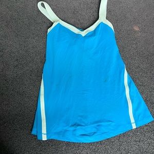 Lululemon blue yoga tank top